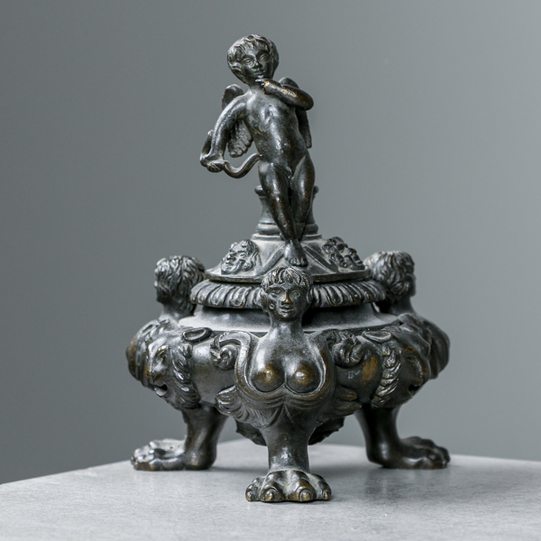 Parfymbrännare, brons, 1800-tal