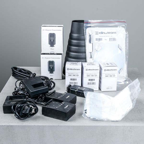 Fotoutrustning, bla sändare 