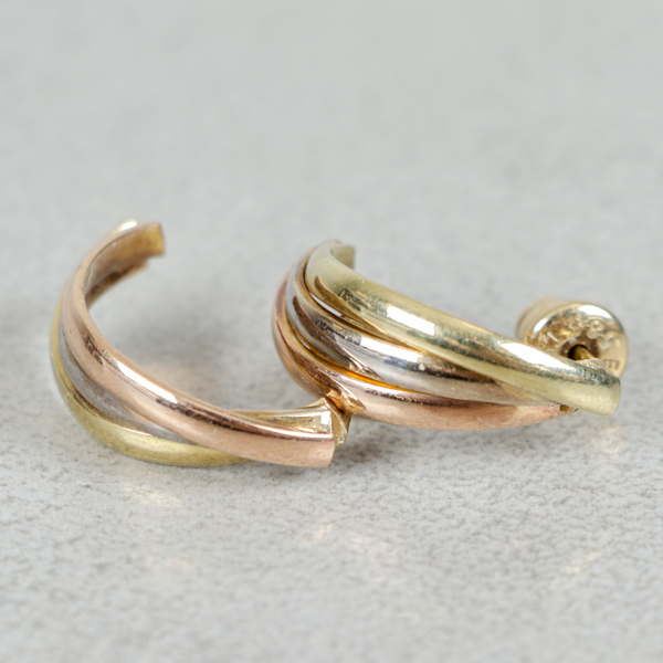 Örhängen, 1 par, guld 14k, 5.6g