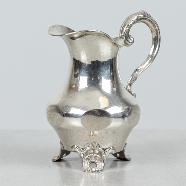 Gräddkanna, Silver, Pehr Alfred Weström, Uppsala år 1869