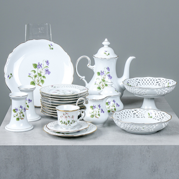 Kaffeservis, 31 delar, porslin, "Somnium Solstitiale", Svaneholm