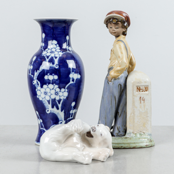 Figuriner 2 st, Royal Copenhagen samt Lladro