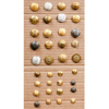 Uniformsknappar, mässing, 1800/1900-tal
