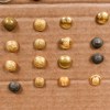 Uniformsknappar, mässing, 1800/1900-tal