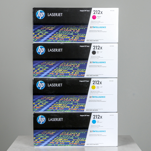 Original HP Toner, 4 st, för HP LaserJet, modell M554, M555, MFP M57,  