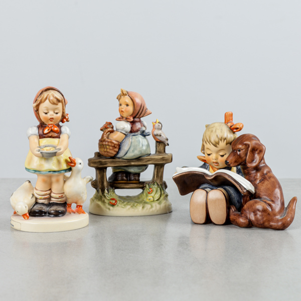 Figuriner, 3 st, MJ Hummel, Goebel