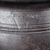 Höganäskrus, 2 st, stengods, 8L samt 4 liter