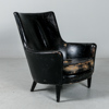 Fåtölj, skinn, 1930/40-tal