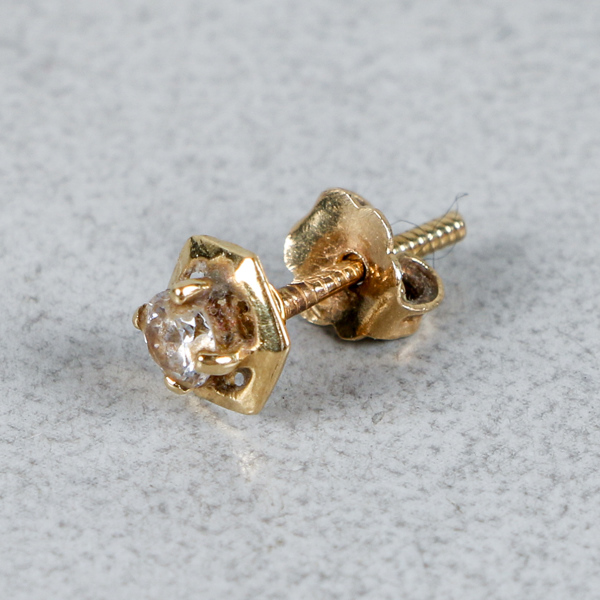 Enstaka örhänge, Guld 18k, 0.6g