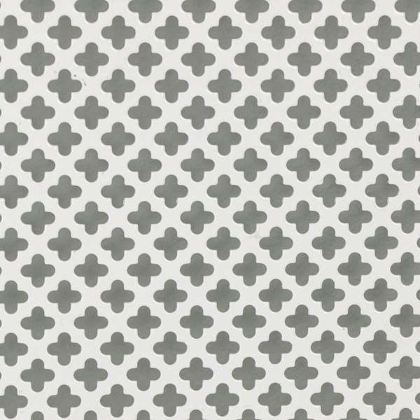 Klöverplåt, bockad kant, 3 st