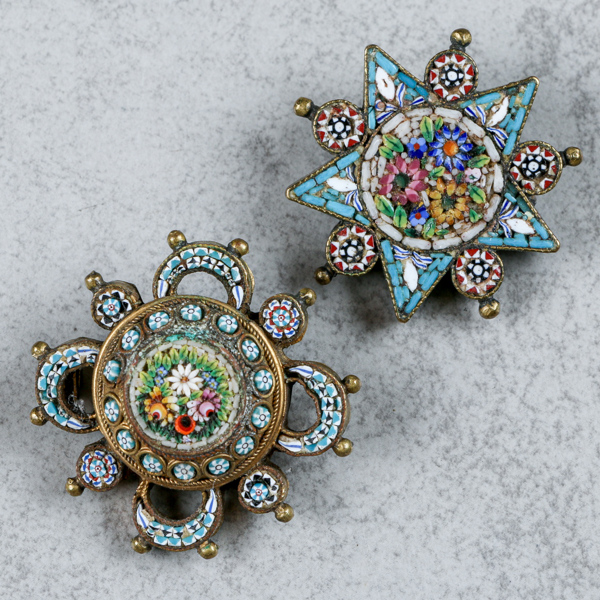 Broscher, 2st, mikromosaik