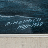 Fartygsporträtt, "Argentina", gouache, signerad och daterad R. Matthias, 1968