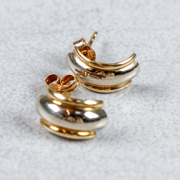 Örhängen, 1 par, Guld 18k, 1.0g