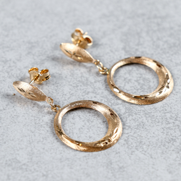 Örhängen, 1 par, Guld 18k, 1.8g