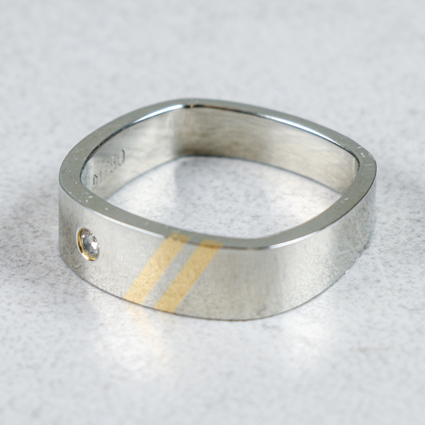 Ring, Guld 18k, 7.8g, diamant