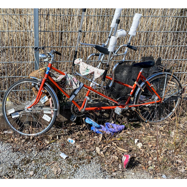 Tandemcykel och 2st elcyklar