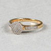 Diamantring, Guld 18k, 2.5g, 0.12ct