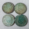 Mynt, 4 st, silver