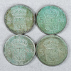 Mynt, 4 st, silver