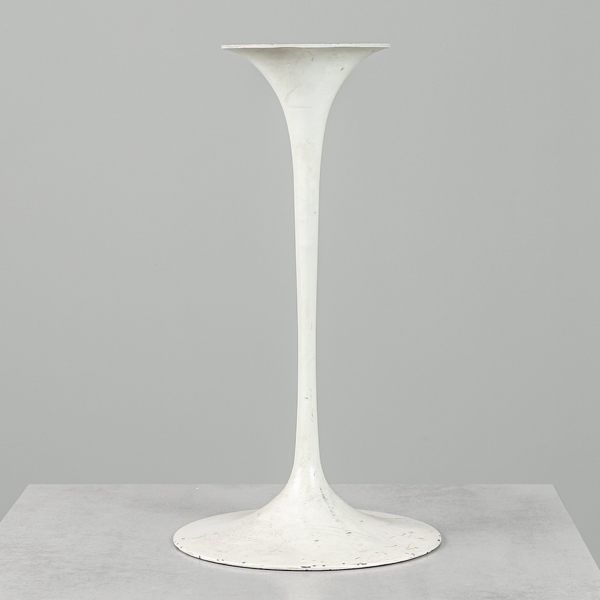 Fot till sidobord, vitlackerat gjutjärn