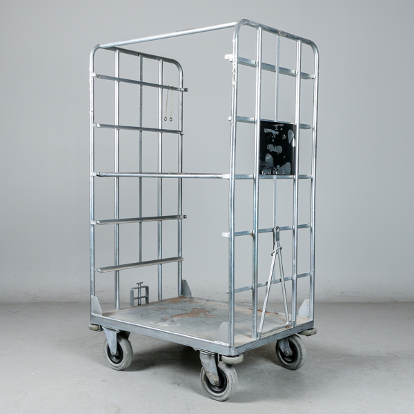 Lagervagn, med gallerhylla