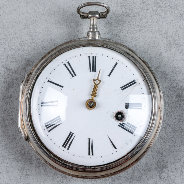 Spindelur, Hovenschiöld Stockholm, silver, 1700-tal, Ø70mm