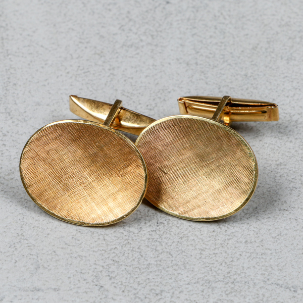 Manschettknappar, Guld 18k, 13.6g