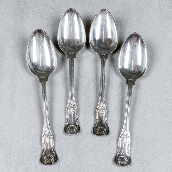 Skedar, 4st, silver, 245g