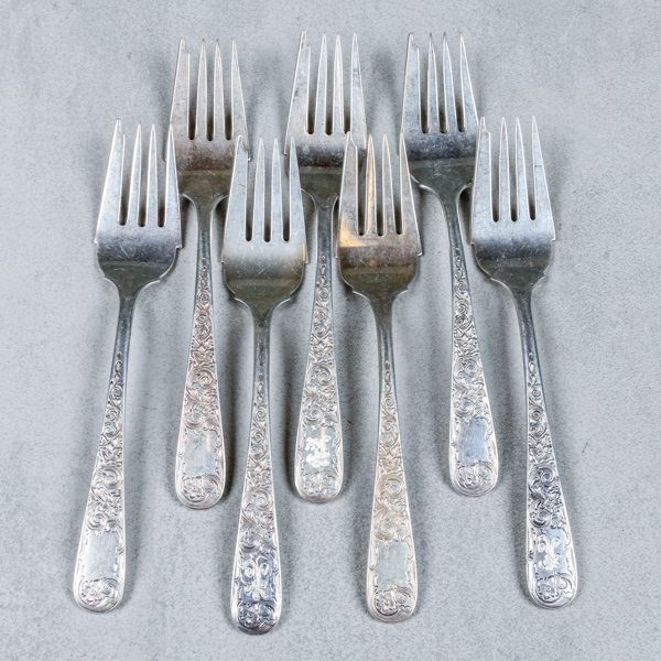 Gafflar, 7st, sterling silver, 262g