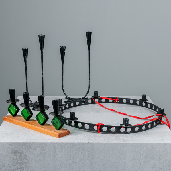 Kandelabrar 4 st, smide