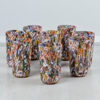 Glas, 8 st, Millifiori, Murano