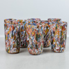Glas, 8 st, Millifiori, Murano