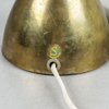 Bordslampa, mässing, 1950-tal, Sverige
