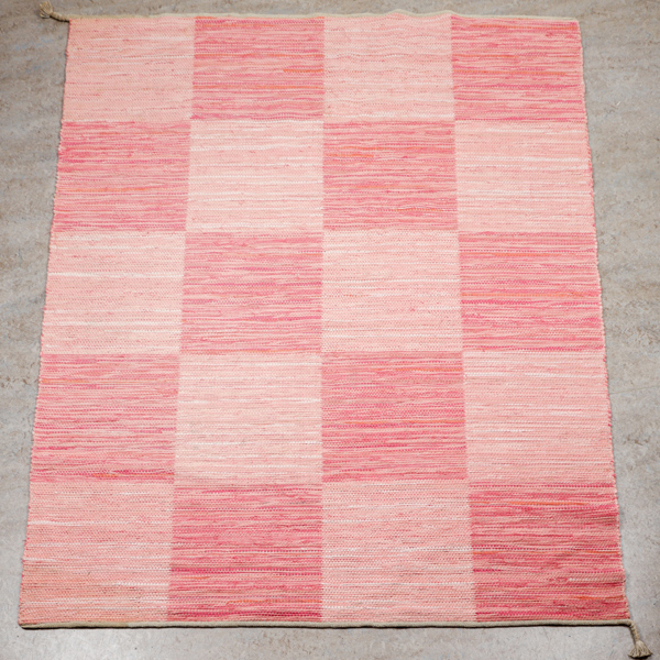 Matta, "Schackrutan", trasmatta, Firma Svenskt Tenn. Ca 250 x 193 cm