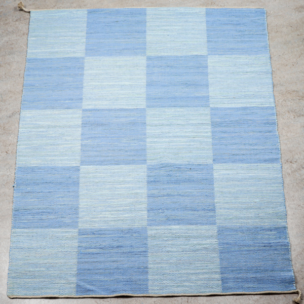 Matta, "Schackrutan", trasmatta, Firma Svenskt Tenn. Ca 252 x 191 cm