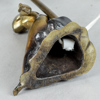 Bordslampa, mässing, 1900-talets mitt
