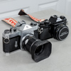 Kameror, 2 st Pentax ME, samt Spotmatic