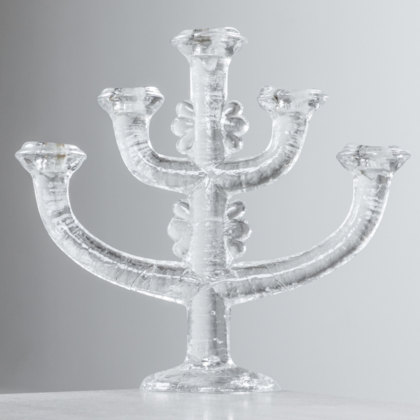 Kandelaber, Staffan Gellerstedt, glas, Pukeberg, 1900-talets senare del