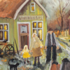 Arne Wallsten, olja på duk