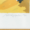 Astrid Hede, Litografi, "I äppelträdgården", 93/100