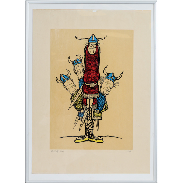 Ewert Karlsson, serigrafi