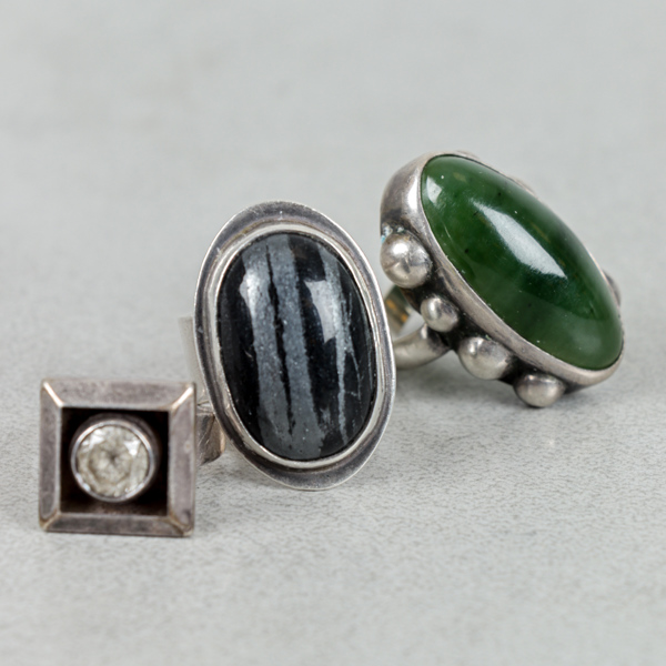 Ringar, 3st, silver