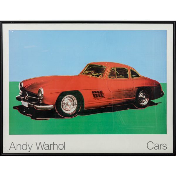 Andy Warhol, Efter, affisch, "Cars", Mercedez 300, 1900-talets andra hälft