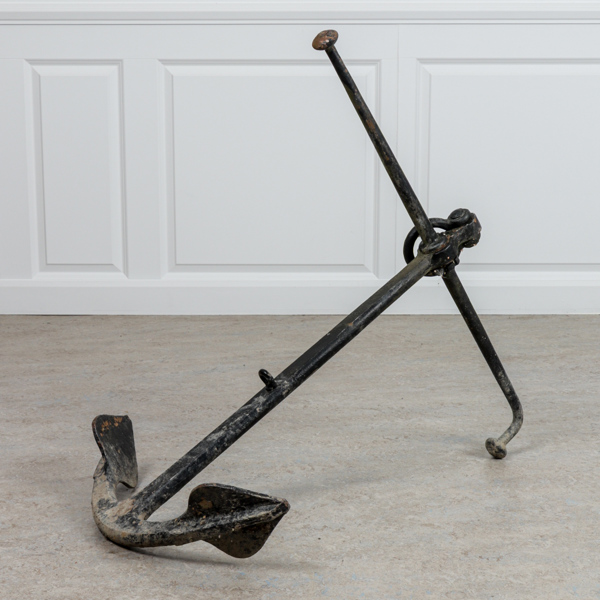 Stockankare, , sannolikt 1800-tal, järn, höjd 85 cm