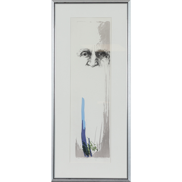 Göran Ivarsson, Litografi, "Wise Eyes", 25/80