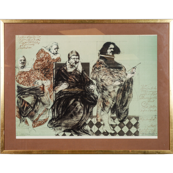 Claude Weisbusch (1927-2014), Litografi, 105/175
