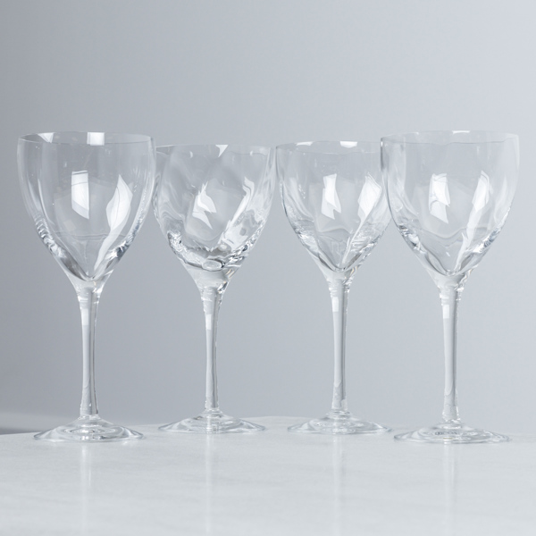Rödvinsglas, "Chateau", 4 st, Bertil Vallien, Kosta Boda