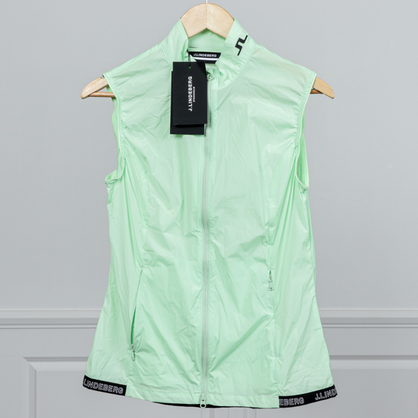 J. Lindeberg, golf, vindväst "Tenley Vest", dam strl S, oanvänd