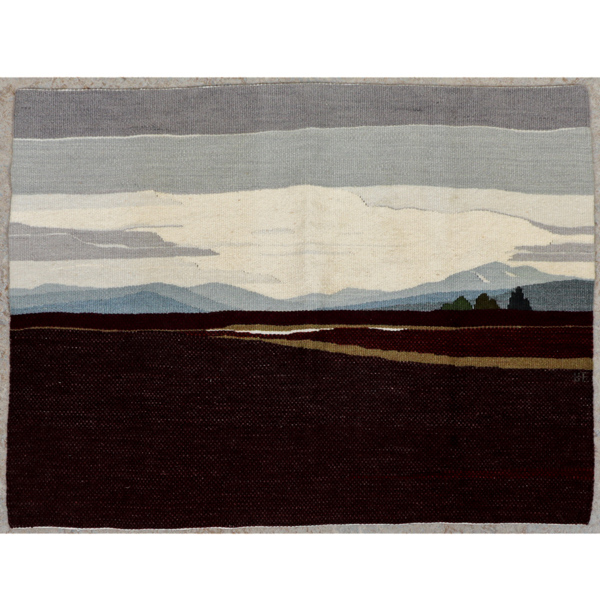 Britta Erixon, vävnad "Flatruet Härjedalen", 1981