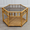Soffbord i rotting och glas, 1900-talets senare del